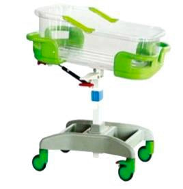 Carro cuna de plástico ABS altura ajustable y trendelemburg