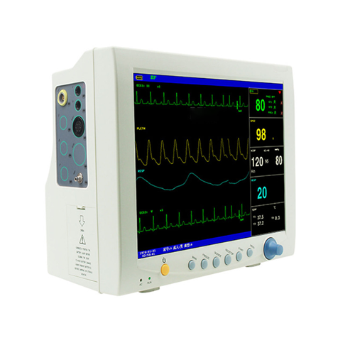 Monitor para paciente de signos vitales Beracah Médica con pantalla LCD de 15", monitorea 6 parámetros para adultos, pediátrico y neonatal.