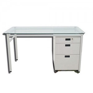 Escritorio MSI Innova completo de 150x75x75 cm con superficie de madera y estructura resistente, ideal para oficina.