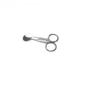 Tijeras umbilicales de 11 cm de acero alemán premium de la marca Beracah Medica, con filo preciso y mango ergonómico.
