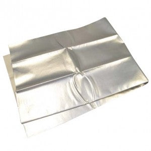 Sábana térmica Beracah Medica ThermaWrap de 105x120 cm, con superficie suave y térmica para protección y confort.