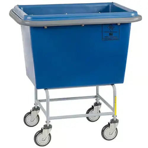 Carro elevado para ropa Beracah Medica con parachoques de polietileno, dimensiones 95.88x67.31x100 cm, para transporte de prendas.