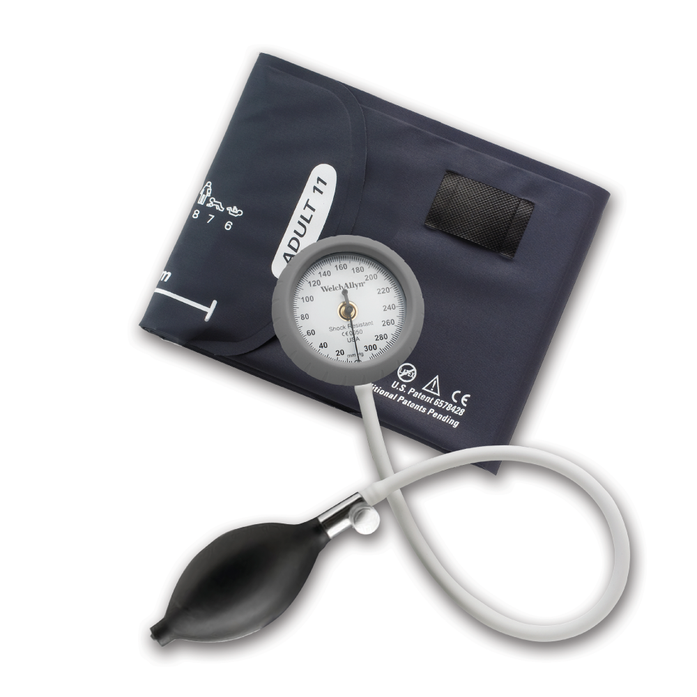 Baumanómetro aneroide DuraShock serie Bronce de Beracah Medica, medidor de presión arterial analógico para brazo.