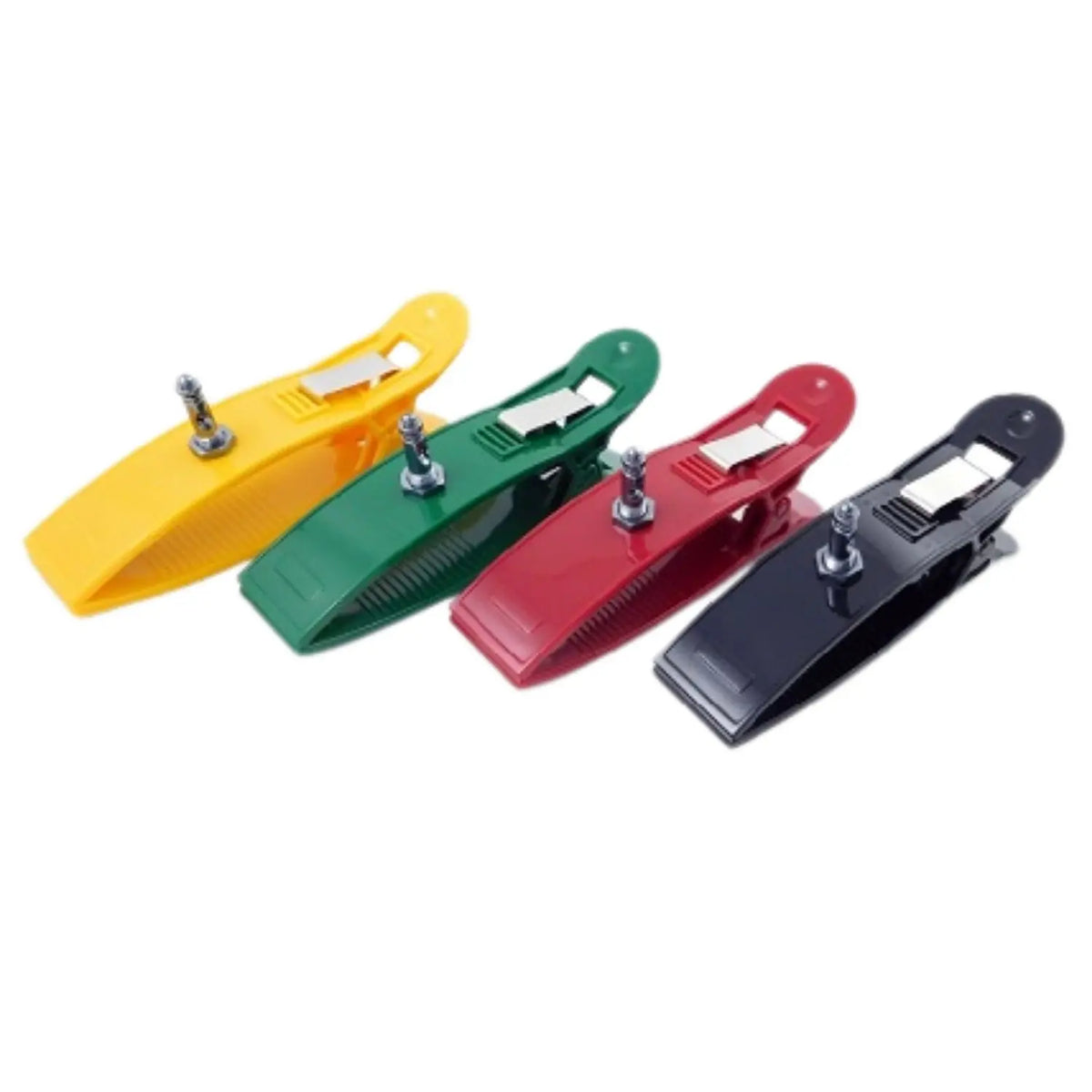 Pinzas de extremidades para ECG Beracah Medica, juego de 4 piezas, accesorio para electrocardiógrafos, material duradero y seguro.