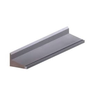 Repisa contra muro de 180 cm de acero inoxidable de la marca Beracah Medica, modelo MSI Cat. HEL-HM255, en ambiente de clínica.