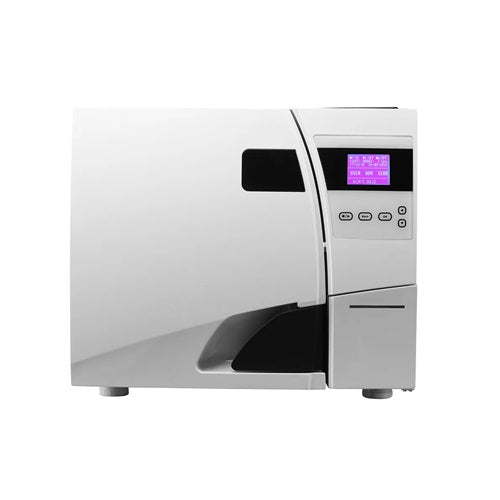 Autoclave de mesa a vapor clase B de 22 litros de Beracah Medica con dimensiones 25x45 cm, para esterilización eficiente.