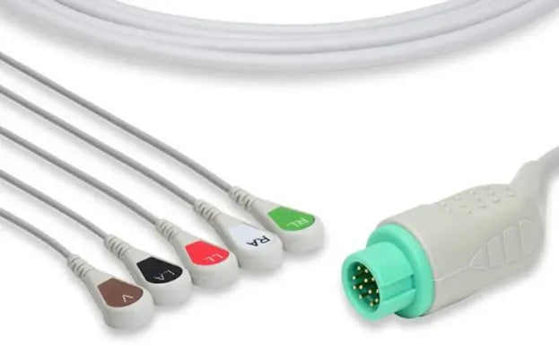 Cable para ECG de 5 puntas adulto