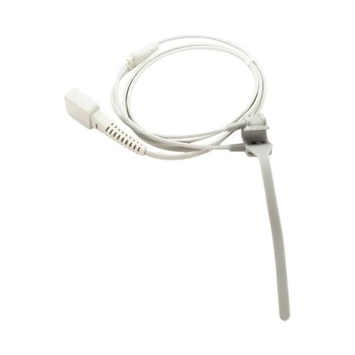 Sensor neonatal de saturación de oxígeno (SpO2) para monitores M15 y M12, marca Beracah Médica, con cable y clip.