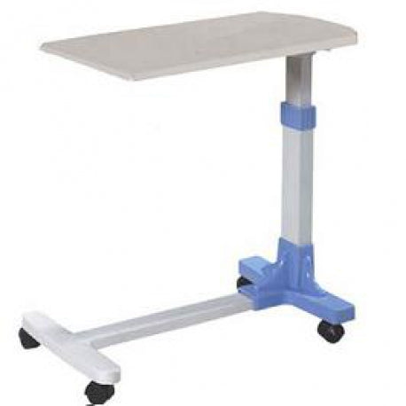 Mesa puente de lujo con cubierta de ABS neumática para alimentos, de la marca Beracah Medica, con superficie resistente y moderna.
