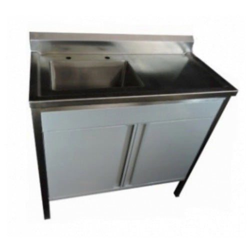 Lavabo pasteur derecho de 90 cm de la marca MSI Beracah Medica, con acabado en cerámica blanca y diseño moderno.