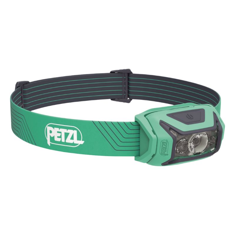 Linterna frontal verde Beracah Medica ACTIK de 450 lúmenes, ideal para rescate y actividades nocturnas.