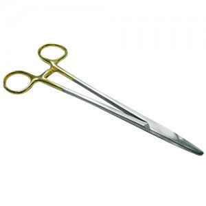 Porta agujas de Mayo Hegar de 20 cm de tungsteno, marca Beracah Medica, con mango ergonómico y acabado de alta calidad.