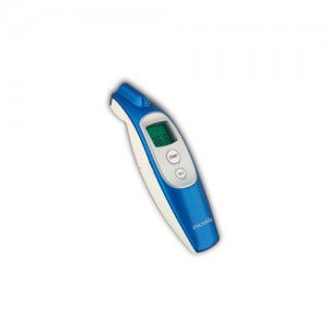 Termómetro digital sin contacto de Beracah Medica para medir la temperatura corporal de manera rápida y precisa.