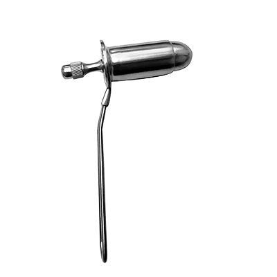 Anoscopio Fansler de acero inoxidable de marca Beracah Medica, con mango y tubo de acero inoxidable para exámenes médicos.