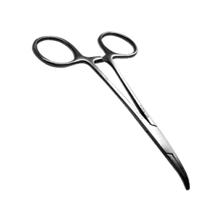 Pinza de mosquito Halstead curva de 14 cm en acero alemán, herramienta de precisión para eliminar insectos eficientemente
