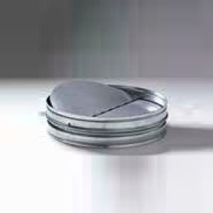 Damper de retorno MSI de 10 pulgadas de diámetro, con marco ancho, fabricado por Beracah Médica, para control de aire.