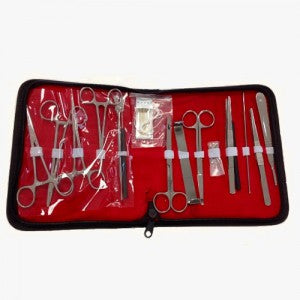 Estuche de disección Premium de 16 piezas de Beracah Médica, con herramientas y utensilios para estudios científicos.