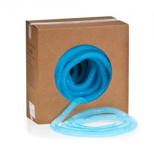 Tubo corrugado corr-a-flex II en rollo de 30.48m para sondas y cánulas de oxígeno, marca Beracah Medica.