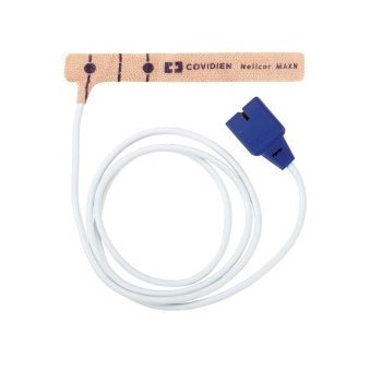 Sensor de SPO2 neonatal y adulto de Beracah Medica con adhesivo, caja con 24 unidades, accesorios para oxímetros.