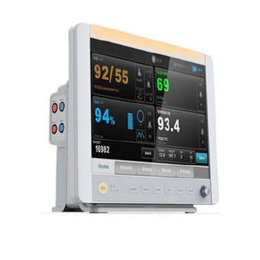 Monitor de signos vitales Zafiro E con pantalla de 15" y módulo completo de cardiótocografo, marca Beracah Medica.