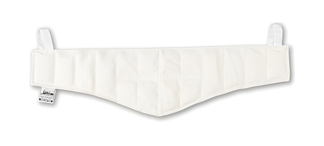 Compresa cervical caliente HotPac® de 61 cm para cuello, insumo médico de Beracah Medica, con contorno para aliviar molestias cervicales.