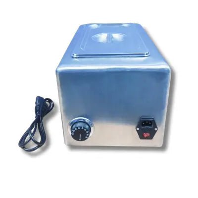 Equipo de parafina para manos y pies Beracah Médica con tanque de acero inoxidable y regulador de temperatura para 16 lb.