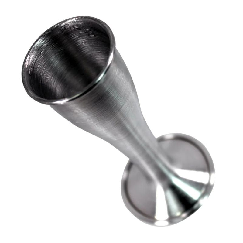 Estetoscopio de Pinard en aluminio Beracah Medica, utilizado para exámenes obstétricos, con auriculares y tubo metálico.