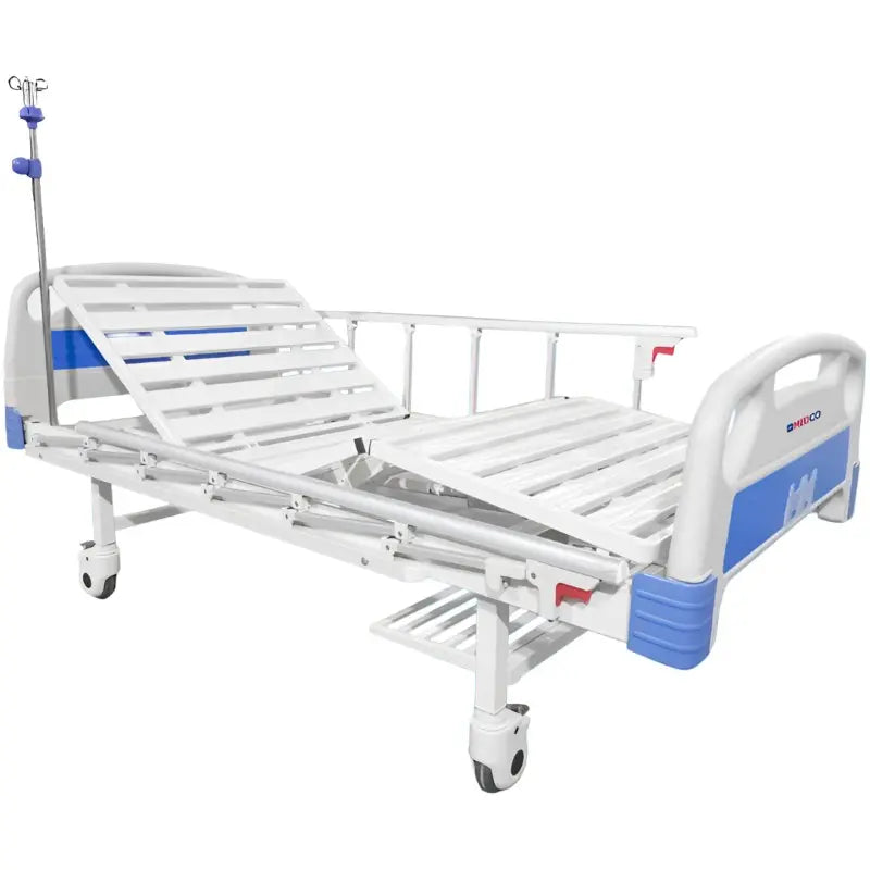 Cama para Hospital Electrica de 2 Funciones con Barandillas Laterales de Aluminio