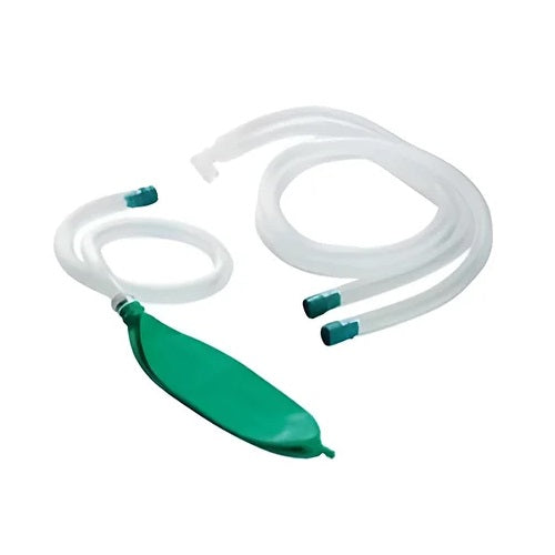 Circuito de anestesia para adultos de Beracah Médica, set básico con extensión y bolsa, 1.5/.8 m, caja con 25 piezas