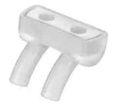 Canula nasal para CPAP de burbuja de 6 mm diámetro de la narina y 7 mm de separación del tabique