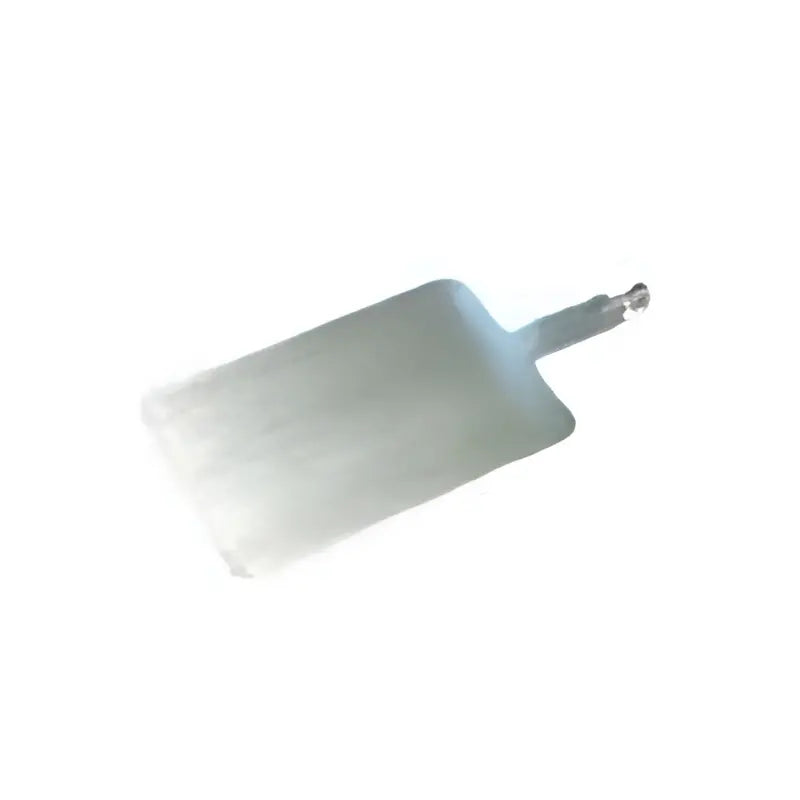 Placa de retorno metálica reutilizable Beracah Medica para equipos de electrocirugía, compatible con cable A1204C y A1254C.