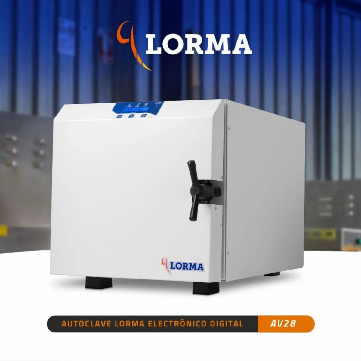 Autoclave de mesa Beracah Medica de 28 litros con 3 charolas, equipo de esterilización para uso médico.
