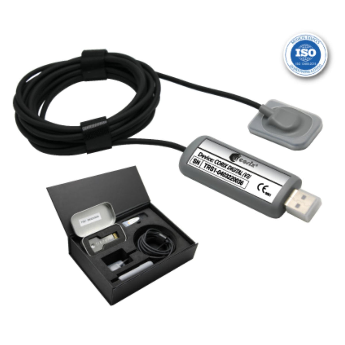 Sensor para radiografía dental Corix Digital V3 tamaño 1 de Beracah Medica, dispositivo de rayos X para odontología.