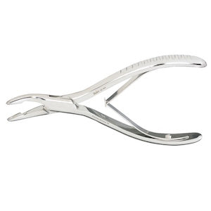 Pinza gubia curva MSI Beracah Medica de 6.5 pulgadas, herramienta quirúrgica para cirugía y procedimientos médicos.
