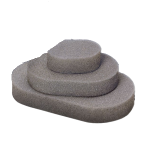 Gasas y apósitos V.A.C.® GRANUFOAM SILVER™ grande 26x15x3.2cm de Beracah Medica, con espuma y propiedades antimicrobianas