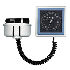 Baumanómetro aneroide de brazo Big Ben pared de Beracah Medica, manómetro analógico con manguito para medición de presión arterial.