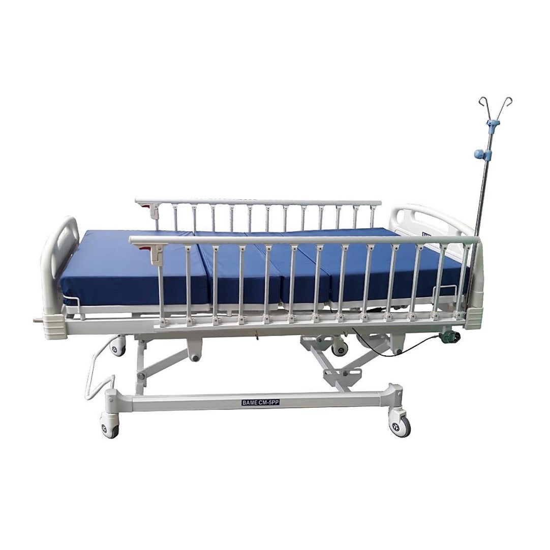 Cama para Hospital Mecánica 5 Posiciones con Pistones y Manivelas