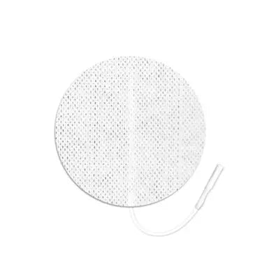 Electrodo auto adherible de 7cm para electroestimuladores, paquete con 4 piezas de la marca Beracah Medica.