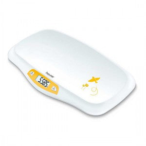 Báscula pediátrica Beracah Médica para bebés con pantalla digital y soporte para peso infantil.