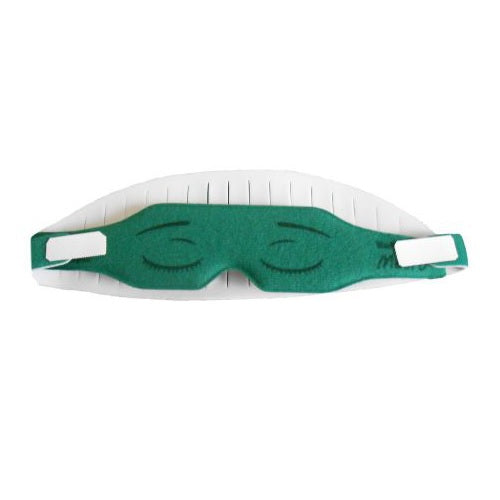 Antifaz para fototerapia Beracah Medica, tamaño 18.5x2.6cm, en caja con 100 unidades, protección ocular para tratamientos.