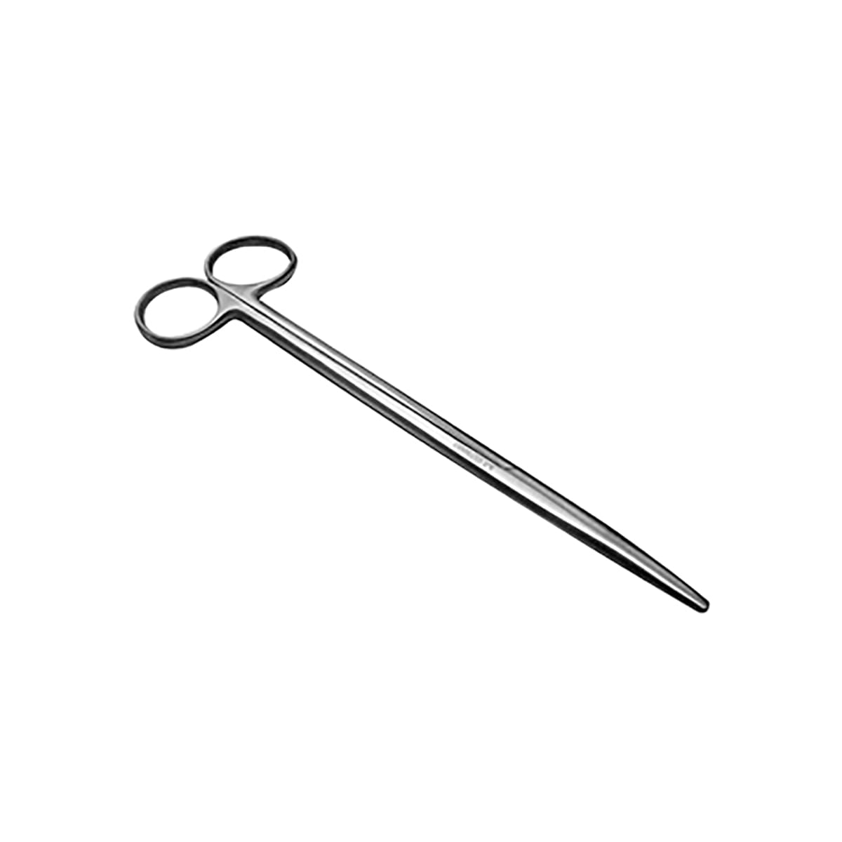 Tijera Metzenbaum recta de 18 cm de acero alemán premium, herramienta médica de alta calidad y precisión, en uso.