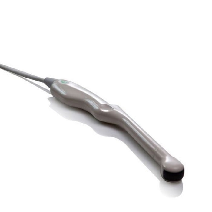 Transductor endocavitario para serie ECO de Beracah Medica, muestra el cabezal y cables para ecografías médicas.