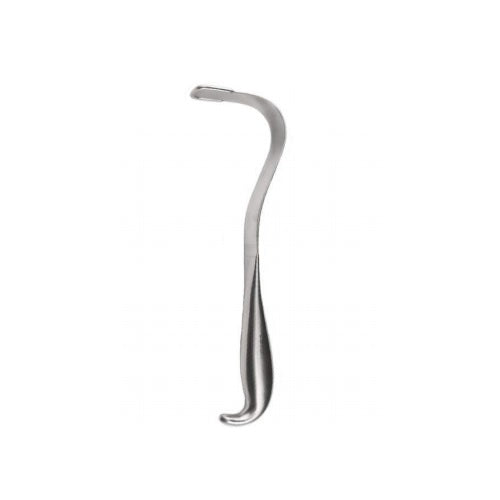 Separadores Harrington Beracah Médica, retractor Harrington 9 1/2 Mango 1, con mango y estructura metálica para cirugías.
