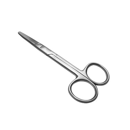 Tijeras quirúrgicas rectas de 14 cm de la marca Beracah Medica, con forja alemana y acabado premium.