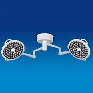 Lámpara doble para quirófano Beracah Medica con luces LED de alta intensidad, sistema de iluminación quirúrgica, 120,000 Luxes