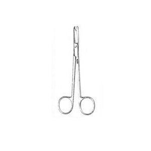 Tijeras de puntos Littauer Beracah Médica de 14 cm, modelo estándar, con hojas rectas y mango ergonómico para suturas.