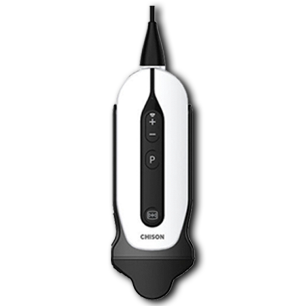 Ultrasonido de mano Sonoeye P6 Microconvexo portátil de Beracah Medica, con pantalla y controles en color.