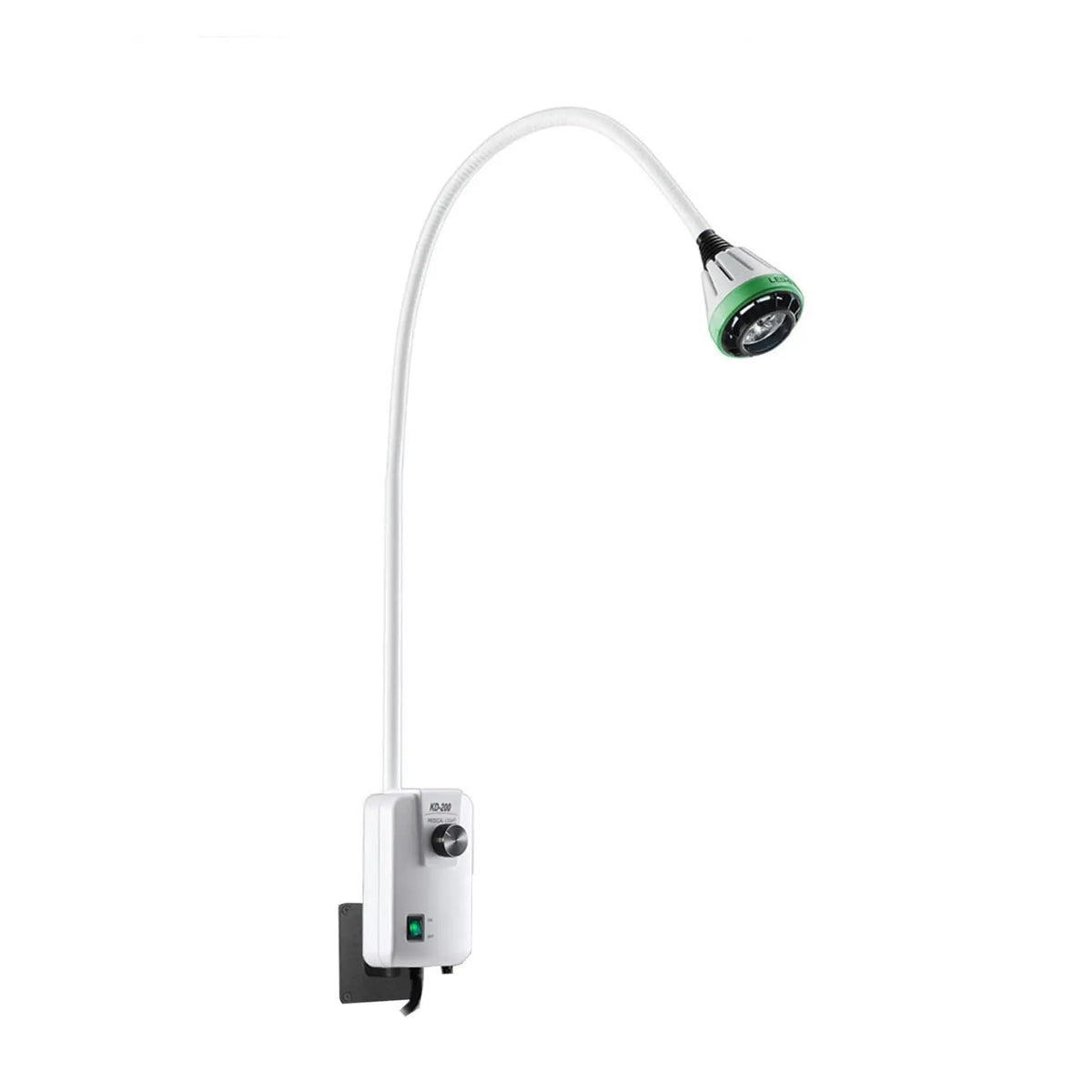 Lámpara de pared para examen con luz LED tipo spot de 25,000 lux de Beracah Medica, ideal para inspección médica.
