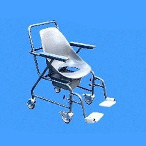 Silla de ducha Beracah Medica de acero con acabado en pintura en polvo, banco cómodo para baño con soporte resistente