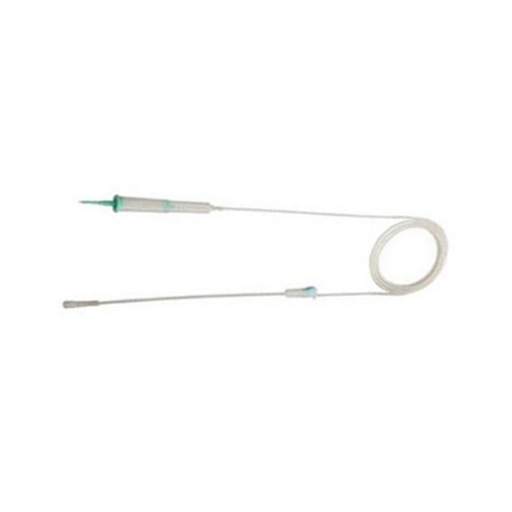 Equipo volumétrico para bomba Smart de Beracah Médica, caja con 10 unidades, equipo de venoclisis e infusión.